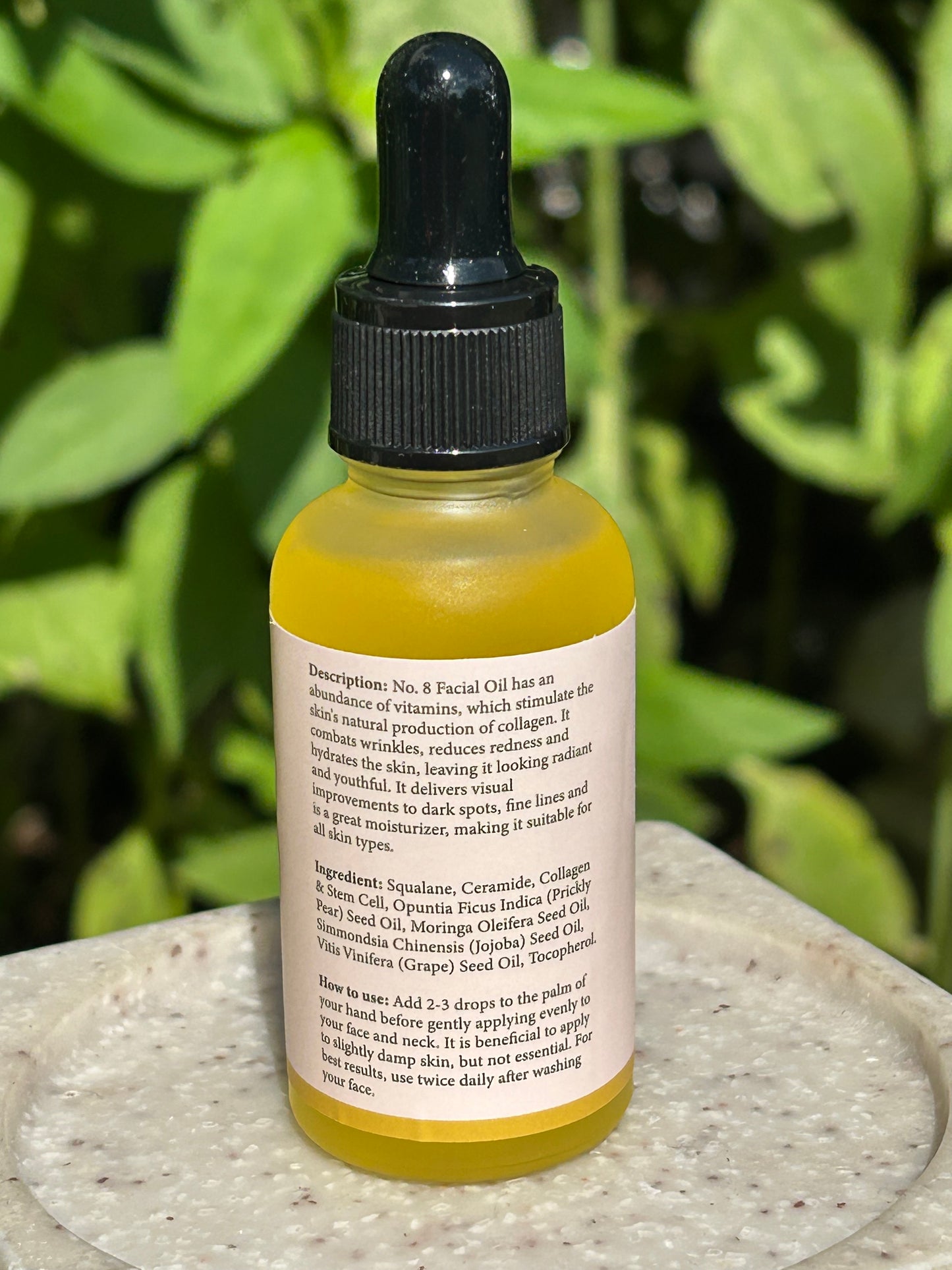No. 8 Face Oil with Squalene, Ceramide, Collagen, and Stem Cell
