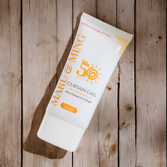 Curtain Call Mineral Sunscreen SPF 50 with Rice, Vitamin E, and Collagen 50 ml