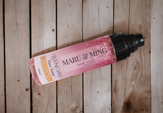 QUENCHED! Face Toner Mineral Rose Water w/ Tea Tree Oil & Witch Hazel  30 ML./ 3.38 oz