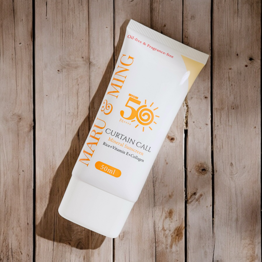 Curtain Call Sunscreen SPF 50 with Rice, Vitamin E, and Collagen